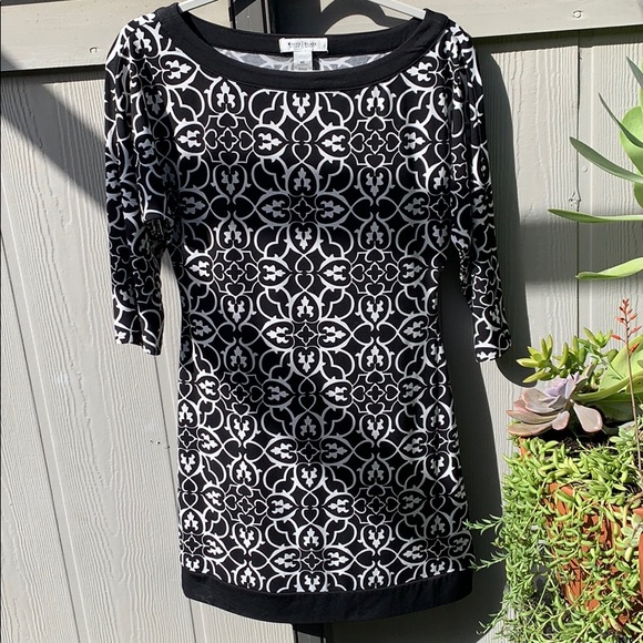 White House Black Market Dresses & Skirts - black + white dress